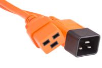 137-3372 RS PRO Straight IEC C19 Socket to Straight IEC C20 Plug Power Cord, 2m