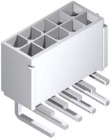 87427-1202 Molex Mini-Fit Jr Series Right Angle Through Hole PCB Header, 12 Contact(s), 4.2 mm Pitch, 2 Row, Shrouded