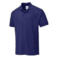 b210narl Portwest B210 Navy 35% Cotton, 65% Polyester Polo Shirt, UK- L, EUR- L