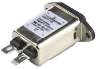 fn9222-1-06 Schaffner 1A, 250 V ac Male Panel Mount IEC Filter FN9222-1-06, Faston None Fuse