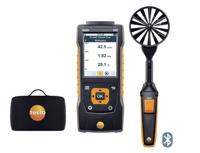 0563-4403 Testo 440 100 mm Vane Kit with Bluetooth NTC, TC, Vane Anemometer, 35m/s Max, Measures Air Velocity, Temperature,