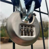 dcl1-combi Squire Padlock Weatherproof Steel Padlock, 8.5mm Shackle, 70mm Body