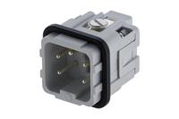 c146-10a004-002-4 Amphenol Industrial Heavy Duty Power Connector Module, 16A, Male, Heavy Mate C146 Series, 4 Contacts