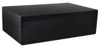 190-1870 RS PRO Black Fibreglass Reinforced Polyester Enclosure, IP66, IP67, IP68, 400 x 405 x 201mm
