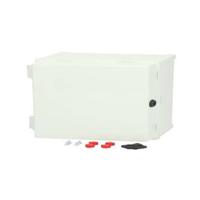 206-8775 RS PRO Polycarbonate Wall Box, IP65, 400 mm x 300 mm x 180mm