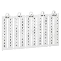 0-395-20 Legrand Number Marker Plate for use with  for use with Terminal Blocks