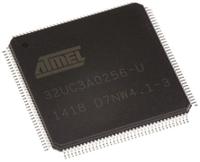 at32uc3a0256-alut Microchip, 32 bit AVR32, AT32UC3A Microcontroller, 66 MHz, 256kB FLASH, 144-Pin LQFP