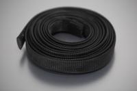 408-215 RS PRO Expandable Braided PET Black Cable Sleeve, 20mm Diameter, 5m Length