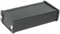 1457c1201bk Hammond 1457 Series Black Aluminium Enclosure, IP65, Black Lid, 120 x 59 x 30.9mm