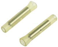239-4234 RS PRO Butt Splice Connector, Yellow, Insulated, Tin 26 → 22 AWG