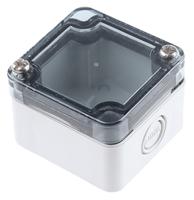 13745501 Spelsberg TK PC Series Grey Polycarbonate Enclosure, IP66, Transparent Lid, 52 x 50 x 35mm