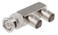 j01004a0002 Telegartner Tee 50Ω RF Adapter BNC Plug to BNC Socket 4GHz