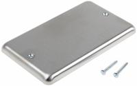 k3329bss MK Electric 2 Gang Stainless Steel Blanking Plate
