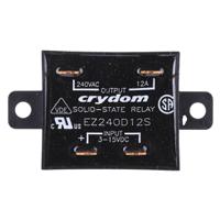 ez240d12s Sensata Crydom EZ Series Solid State Relay, 12 A rms Load, Panel Mount, 280 V Load, 15 V dc Control