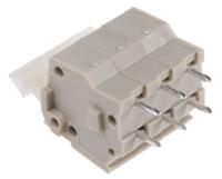 2834082-2 TE Connectivity PCB Terminal Block, 3-Contact, 5mm Pitch, Through Hole Mount, 1-Row, Solder Termination