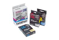 tzen201 Brother Black on White Label Printer Tape, 8 m Length, 3.5 mm Width