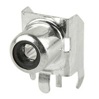 rcj-011 Same Sky Black Horizontal Through Hole RCA Socket, Tin