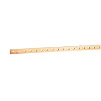 0-374-33 Legrand Copper Flat Bar, 4mm W, 12mm H, 990mm L