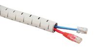 204-4419 RS PRO Spiral Wrap, I.D 15mm, 16mm Polypropylene