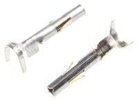 350551-1 TE Connectivity Universal MATE-N-LOK Series Female Crimp Terminal, 20AWG Min, 14AWG Max