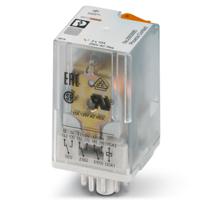 2903695 Phoenix Contact Plug In Power Relay, 120V ac Coil, 10A Switching Current, 3PDT