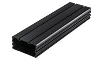 468-7471 RS PRO Black Anodised Aluminium Instrument Case, 285 x 81.4 x 40mm