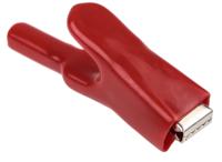 bu-121-2 Mueller Electric Crocodile Clip, Zinc-Plated Steel Contact, 25A, Red