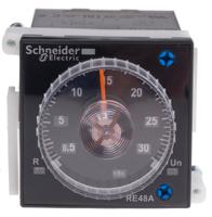 re48atm12mw Schneider Electric Harmony Time Series Panel Mount Timer Relay, 24 → 240V ac/dc, 2-Contact, 0.02 s →