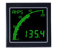 apm-m2-ano Trumeter LCD Digital Panel Multi-Function Meter for MPS, Voltage or Frequency, 68mm x 68mm