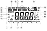 296-647 RS PRO Digital, LCD Digital Multimeter, True RMS, 10A ac Max, 1A dc Max, 1000V ac Max