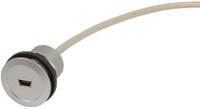 09454521940 HARTING Straight, Panel Mount, Socket- Single Port Type A to B 2.0 USB Connector