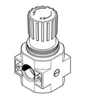 lr-d-maxi Festo G 1/4 Pneumatic Regulator - 0.5bar to 12bar, 16bar max. input, 546436