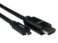 182-8896 RS PRO, 1.5m Male HDMI to Male Micro HDMI 4K