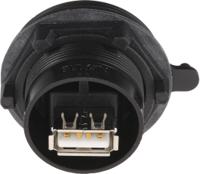 px0842b Bulgin Straight, Panel Mount, Socket Type B 2.0 IP68, IP69K USB Connector