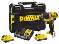 dcd701d2-gb DeWALT XR Keyless 12V Cordless Drill Driver Li-Ion, Type G - British 3-Pin