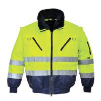 pj50ynrl Portwest PJ50 Yellow/Navy Unisex Hi Vis Jacket, L