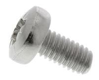 797-6197 RS PRO Pozi M4 Pan A2 304 Stainless Steel Machine Screws DIN 7985 x 8.0mm
