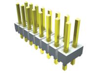 htsw-110-08-g-d Samtec HTSW Series Straight Through Hole Pin Header, 10 Contact(s), 2.54 mm Pitch, 2 Row, Unshrouded