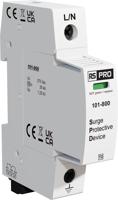 101-800 RS PRO Single Phase Industrial Surge Protector, 50kA, 1.25kV, DIN Rail Mount