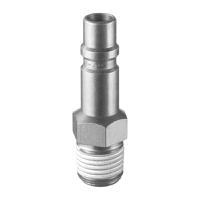 irp-116153 PREVOST Treated Steel Male Plug for Pneumatic Quick Connect Coupling, G 1/2 Male Threaded