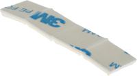 666-751 RS PRO Self Adhesive Natural Cable Tie Mount 13 mm x 13mm, 2.5mm Max. Cable Tie Width