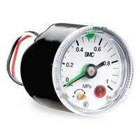 gp46-10-02-q SMC R 1/4 Analogue Pressure Gauge 0.1mPa Panel 42mm Outside Diameter