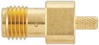 32k107-302l5 Rosenberger SMA Series, Jack Cable Mount SMA Connector, 50Ω, Crimp Termination, Straight Body