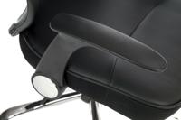 221-6332 RS PRO Black Fabric Executive Chair, 110kg Weight Capacity