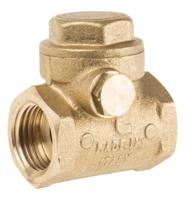 486-209 RS PRO Brass Single Check Valve, BSP 1/2in, 16 bar