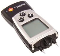 0560-6060 Testo 606-1 Moisture Meter, ±1 % Accuracy, Backlit LCD Display, Battery-Powered