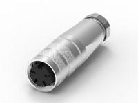 210-0220 RS PRO 4 Pole M16 Din, 5A, 250 V IP67, Screw Lock, Female, Cable Mount
