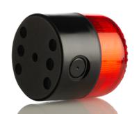 220-5021 RS PRO Red Sounder Beacon, 12 → 24 V, IP65, Base Mount, 105dB at 1 Metre