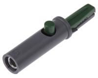 930126104 Hirschmann Test & Measurement Crocodile Clip, Brass Contact, 6A, Green