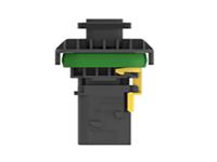 1-1703841-1 TE Connectivity, HDSCS Automotive Connector Socket Black Flange Mount 2 Way